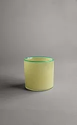 Porta candele M - Harmony (soft yellow/green)