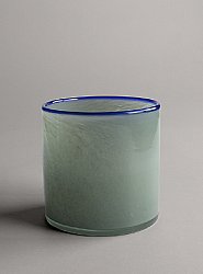 Porta candele M - Harmony (grigio/blu)