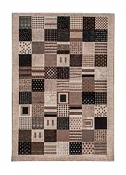 Tappeto Wilton - Ethno Square (marrone/grigio)
