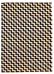 Tappeto In Iuta - Cabana (beige/nero)