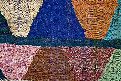 Tappeto Berberi Dal Marocco Boucherouite 140 x 290 cm