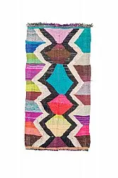 Tappeto Berberi Dal Marocco Boucherouite 135 x 245 cm