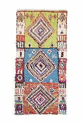 Tappeto Berberi Dal Marocco Boucherouite 205 x 100 cm