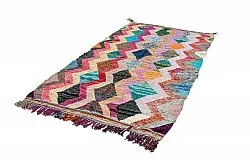 Tappeto Berberi Dal Marocco Boucherouite 135 x 260 cm