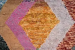 Tappeto Berberi Dal Marocco Boucherouite 135 x 260 cm