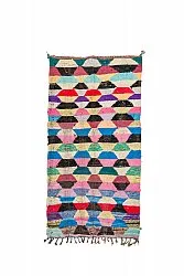 Tappeto Berberi Dal Marocco Boucherouite 145 x 275 cm