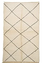 Tappeto Kilim In Stile Berbero Del Marocco Beni Ourain 155 x 275 cm