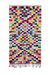 Tappeto Berberi Dal Marocco Boucherouite 255 x 140 cm