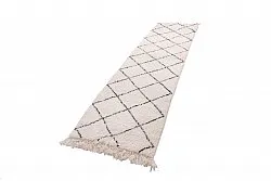 Tappeto Kilim In Stile Berbero Del Marocco Beni Ourain 305 x 85 cm