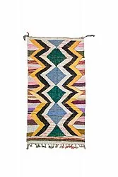 Tappeto Berberi Dal Marocco Boucherouite 135 x 260 cm