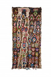 Tappeto Berberi Dal Marocco Boucherouite 255 x 130 cm