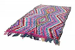 Tappeto Berberi Dal Marocco Boucherouite 270 x 145 cm