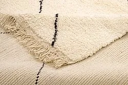 Tappeto Kilim In Stile Berbero Del Marocco Beni Ourain 155 x 275 cm