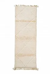 Tappeto Kilim In Stile Berbero Del Marocco Beni Ourain 295 x 85 cm