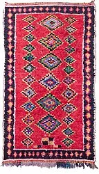 Tappeto Berberi Dal Marocco Boucherouite 255 x 145 cm