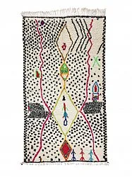 Tappeto Kilim In Stile Berbero Del Marocco Azilal 250 x 140 cm