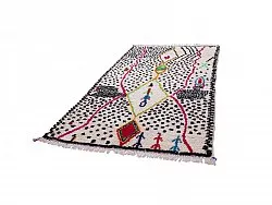 Tappeto Kilim In Stile Berbero Del Marocco Azilal 250 x 140 cm