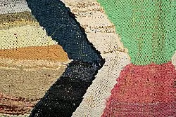 Tappeto Berberi Dal Marocco Boucherouite 135 x 215 cm
