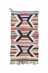 Tappeto Berberi Dal Marocco Boucherouite 125 x 230 cm