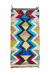 Tappeto Berberi Dal Marocco Boucherouite 125 x 250 cm