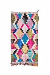 Tappeto Berberi Dal Marocco Boucherouite 150 x 275 cm