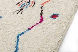 Tappeto Kilim In Stile Berbero Del Marocco Azilal 260 x 140 cm