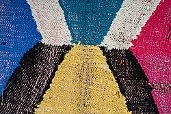 Tappeto Berberi Dal Marocco Boucherouite 150 x 275 cm
