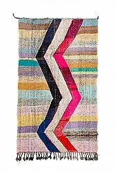 Tappeto Berberi Dal Marocco Boucherouite 125 x 220 cm