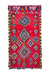 Tappeto Berberi Dal Marocco Boucherouite 290 x 140 cm
