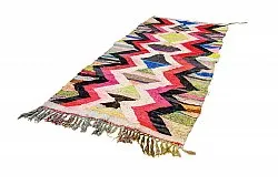 Tappeto Berberi Dal Marocco Boucherouite 135 x 305 cm