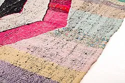 Tappeto Berberi Dal Marocco Boucherouite 125 x 220 cm