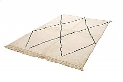 Tappeto Kilim In Stile Berbero Del Marocco Beni Ourain 150 x 230 cm