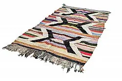 Tappeto Berberi Dal Marocco Boucherouite 125 x 230 cm