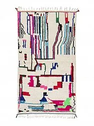 Tappeto Kilim In Stile Berbero Del Marocco Azilal 260 x 140 cm