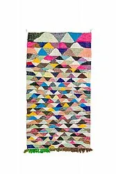 Tappeto Berberi Dal Marocco Boucherouite 125 x 225 cm