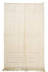 Tappeto Kilim In Stile Berbero Del Marocco Beni Ourain 145 x 245 cm