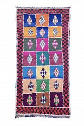 Tappeto Berberi Dal Marocco Boucherouite 285 x 140 cm