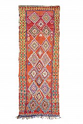 Tappeto Berberi Dal Marocco Boucherouite 285 x 100 cm