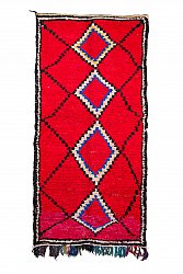 Tappeto Berberi Dal Marocco Boucherouite 305 x 145 cm