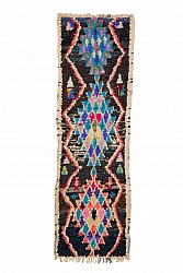 Tappeto Berberi Dal Marocco Boucherouite 260 x 80 cm