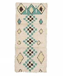 Tappeto Berberi Dal Marocco Boucherouite 175 x 85 cm