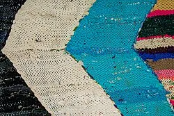 Tappeto Berberi Dal Marocco Boucherouite 140 x 255 cm