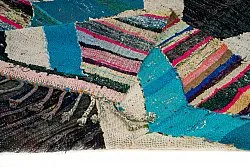 Tappeto Berberi Dal Marocco Boucherouite 140 x 255 cm