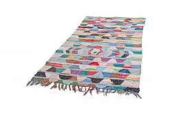 Tappeto Berberi Dal Marocco Boucherouite 250 x 130 cm
