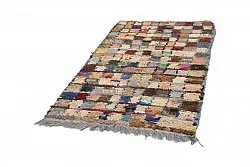 Tappeto Berberi Dal Marocco Boucherouite 205 x 115 cm