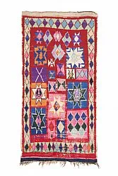 Tappeto Berberi Dal Marocco Boucherouite 210 x 125 cm