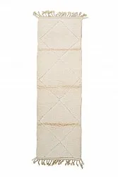Tappeto Kilim In Stile Berbero Del Marocco Beni Ourain 295 x 90 cm