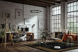 Tappeto Wilton - Myra (nero/oro)