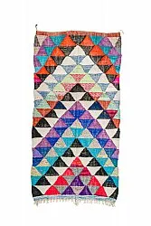 Tappeto Berberi Dal Marocco Boucherouite 130 x 250 cm