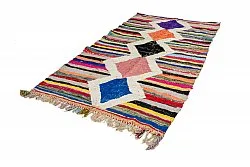 Tappeto Berberi Dal Marocco Boucherouite 135 x 270 cm